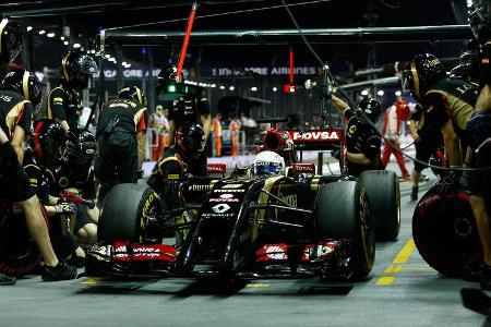 Romain Grosjean - Lotus - GP Singapur 2014