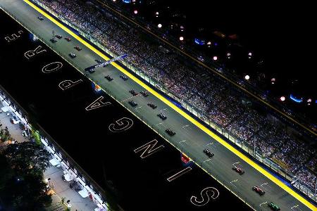 Start - GP Singapur 2014