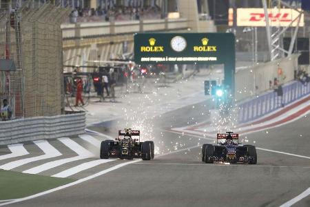 Maldonado vs. Verstappen - GP Bahrain 2015