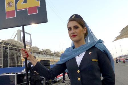 Grid Girls - GP Bahrain 2015