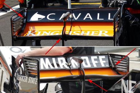 Force India - Technik - GP Mexiko / GP USA - 2015