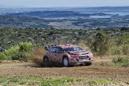 Citroën - WRC-Auto 2017 - Erprobung 2016