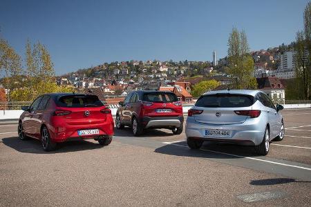 Opel Corsa, Opel Astra, Opel Crossland X, Exterieur