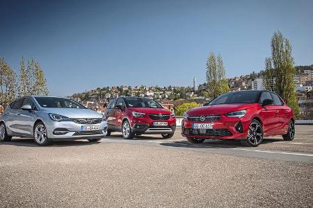 Opel Corsa, Opel Astra, Opel Crossland X, Exterieur