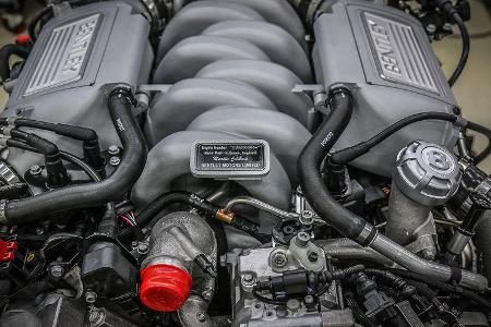 Bentley V8-Motor Bauende