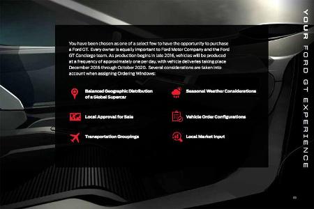 Ford GT Besitzerbroschüre