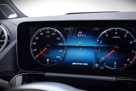 Beim Kombiinstrument kann der Kunde zwischen den drei Anzeigestilen „Klassisch“, „Sport“ und „Supersport“ wechseln.