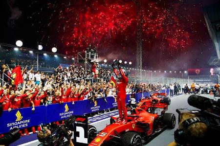 Sebastian Vettel - Ferrari - GP Singapur 2019 - Rennen
