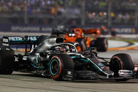 Lewis Hamilton - Mercedes - GP Singapur 2019 - Rennen