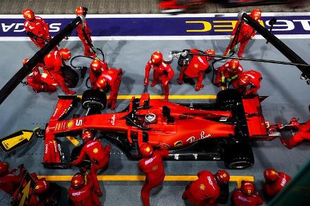 Sebastian Vettel - Ferrari - GP Singapur 2019 - Rennen