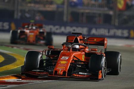 Sebastian Vettel - Ferrari - GP Singapur 2019 - Rennen