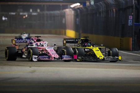 Sergio Perez - Racing Point - GP Singapur 2019 - Rennen
