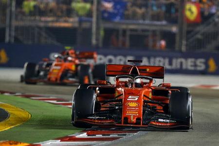 Sebastian Vettel - Ferrari - GP Singapur 2019 - Rennen
