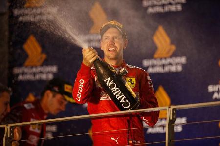 Sebastian Vettel - Ferrari - GP Singapur 2019 - Rennen