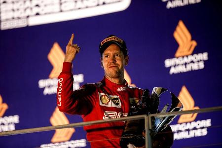 Sebastian Vettel - Ferrari - GP Singapur 2019 - Rennen