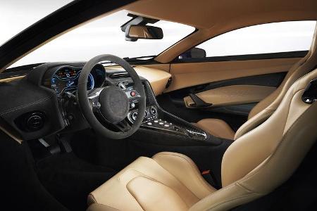 Jaguar C-X75, Cockpit, Fahrersitz
