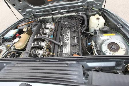 BMW M 635 CSi Typ E 24, Motorraum, Detail