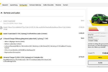 Opel Mokka 2020 Konfigurator