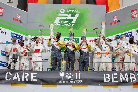 Podium - 24h Rennen Nürburgring - Nürburgring-Nordschleife - 27. September 2020