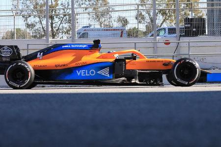 McLaren - Profil - F1-Test - Barcelona - 2020