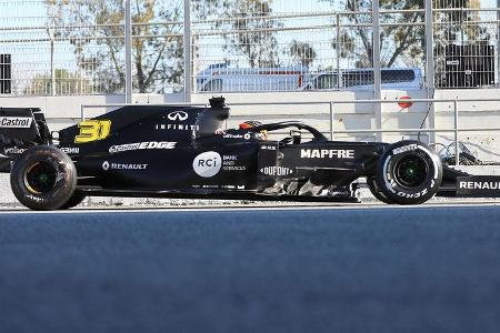 Renault - Profil - F1-Test - Barcelona - 2020