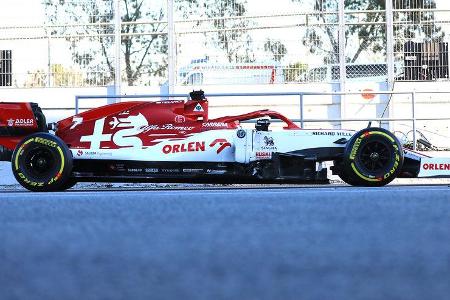 Alfa Romeo - Profil - F1-Test - Barcelona - 2020