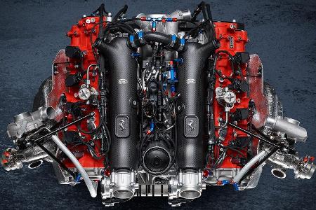 Ferrari 488 GT Modificata - Motor - V8-Biturbo