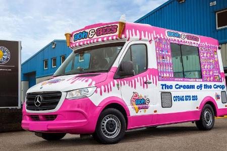Der Eiswagen ist zurück: Aufbauspezialist Whitby Morrison ordert 55 weitere Mercedes-Benz Sprinter The ice cream van is bac...