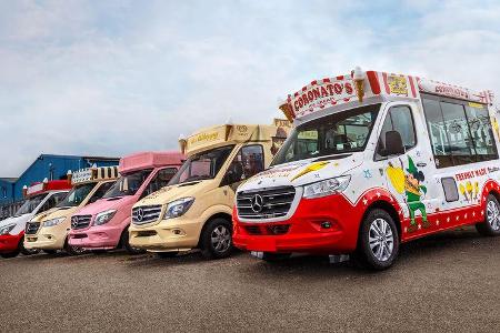 Der Eiswagen ist zurück: Aufbauspezialist Whitby Morrison ordert 55 weitere Mercedes-Benz Sprinter The ice cream van is bac...