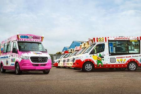 Der Eiswagen ist zurück: Aufbauspezialist Whitby Morrison ordert 55 weitere Mercedes-Benz Sprinter The ice cream van is bac...