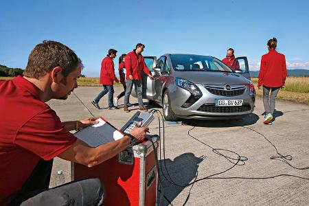 Zuladung, Fahrsicherheit, Opel Zafira Tourer 2.0 CDTI