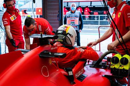 Sebastian Vettel - Ferrari - Formel 1 - GP Ungarn - Budapest - 17. Juli 2020