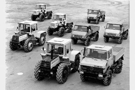 MB Trac JubilŠum und Unimog Ackerschlepper
