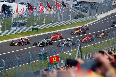 Start - GP Ungarn 2019 - Budapest - Rennen