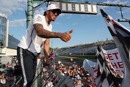 Lewis Hamilton - Mercedes - GP Ungarn 2019 - Budapest - Rennen