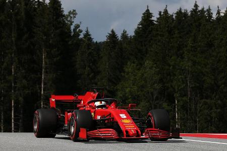 Sebastian Vettel - Ferrari - Formel 1 - GP Steiermark - Österreich - Spielberg - 10. Juli 2020