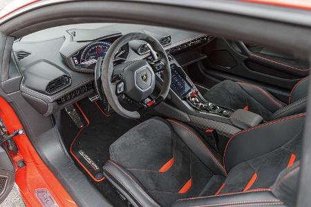 Lamborghini Huracan Evo, Interieur