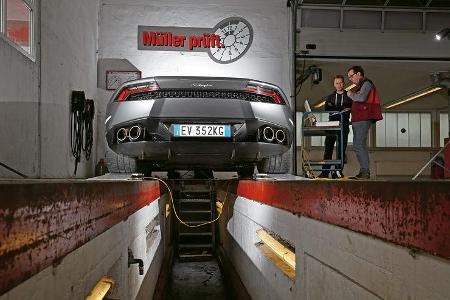 Lamborghini Huracán LP 610-4, Werkstatt