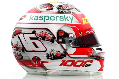 Charles Leclerc - Helm - GP Toskana - Mugello - 2020