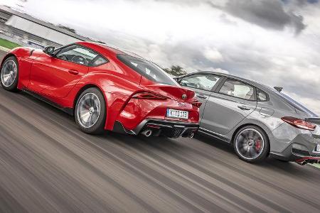 Hyundai i30 Fastback N, Toyota Supra, Exterieur