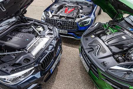 BMW X3 M40i, Mercedes AMG GLC 43 4Matic, Porsche Macan GTS, Exterieur