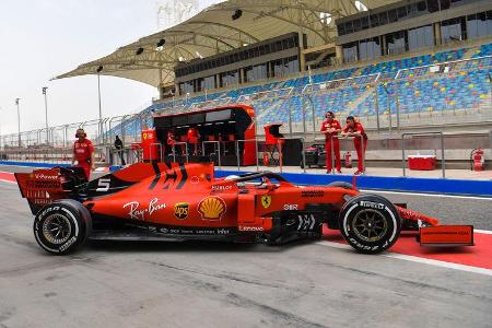 Sebastian Vettel - Ferrari - F1-Test Bahrain - 3. April 2019