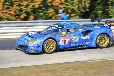 Ferrari 488 GT3 - Hella Pagid racing one - Startnummer #16 - Klasse: SP9 Pro-Am - 24h-Rennen - Nürburgring - Nordschleife - ...