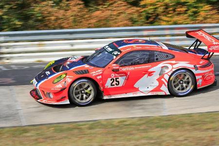 Porsche 911 GT3 R - Huber Motorsport - Startnummer #25 - Klasse: SP9 Pro - 24h-Rennen - Nürburgring - Nordschleife - 24. bis...