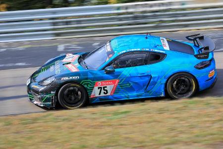 Porsche 718 Cayman GT4 CS MR - Allied-Racing GmbH - Startnummer #75 - Klasse: SP10 - 24h-Rennen - Nürburgring - Nordschleife...