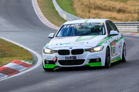 BMW 330i F30 - Manheller Racing - Startnummer #166 - Klasse: V2T - 24h-Rennen - Nürburgring - Nordschleife - 24. bis 27. Sep...