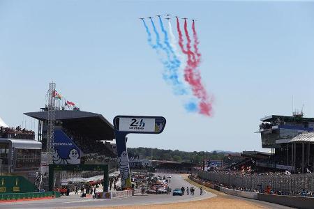 Startaufstellung - 24h-Rennen Le Mans 2017 - Samstag - 17.6.2017