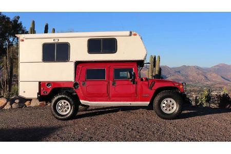 Hummer H1 mit Callen Camper-Absetzkabine