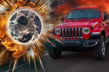 Jeep Wrangler Motor Explosion