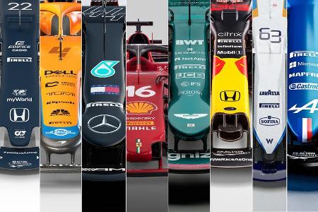 Formel 1 - 2021 - Autos